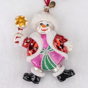 Christopher Radko Peppermint Joy Glass Ornament